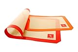 Silicone Bake Mat - Set of 2 - High Quality - 1 mm Thickness - Fits US Standard Pan