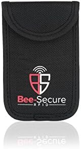BEE-Secure - Signal Blocking RFID Car Key Pouch Polyester/Wallet/Case