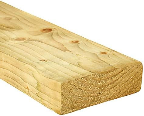 C24 Sawn Treated Timber Joist 45x145mm 1.8M (6x2 Inch) Pack of 2