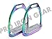 PRO IRON GEAR Rainbow Gloss Fillis Irons Stirrups Horse Riding Stainless Steelthumb 3