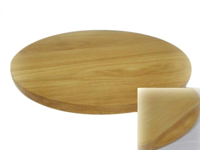 Round Pizza Board Circular Wooden Plate Chopping Board Cutting Serving Pizza solid wood - 55 cm - 22 inches