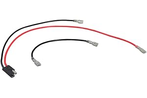 AlveyTech 24 Volt Battery Wiring Harness Kit - Insulated Battery Terminal Wire Harness with 2-Prong Connector, Replacement Batteries Parts for Schwinn, GT, IZIP, eZip & Mongoose Electric Scooters