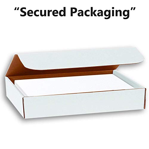 Hamilco White Resume Linen Textured Cardstock Paper 8 1/2 x 11" Blank