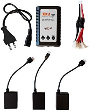 Lljin 3 in1 Charging Cable Adapter for MJX B5W Quadcopter Battery B3 Balance Charger