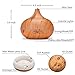 Essential Oil Diffuser, 300ml Cool Mist Humidifier Ultrasonic Aromatherapy Diffuser for Office Home Bedroom Living Room Study Yoga Spa – Wood Grainthumb 3