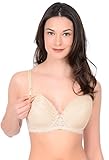 LA Leche League Hana Lace Underwire Nursing Bra For Women