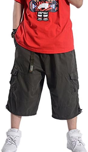 カーゴパンツ メンズ 七分丈 ハーフパンツクロップドパンツ ショートパンツ ショーツ ミリタリー 半ズボン 大きいサイズ カジュアル 無地 コットン ズボン ゆったり 春夏秋