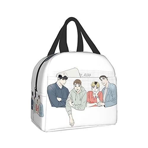 Bj Alex Group Photo Lunch Bag Tote Anime Container For Women Box