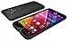TUDIA Full-Matte Arch TPU Bumper Protective Case for Asus ZenFone 2 Laser 5.5 Inch (ZE550KL) [Not for ZE601KL 6.0 Inch] (Black)