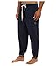 Original Penguin Men's Soft French Terry Cuffed Lounge Pant, Navy, Medium