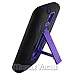 Apex HYBSAMT989BKPUR Premium Heavy Duty Hybrid Case with Kickstand for Samsung Galaxy S2 - Retail Packaging - Purple/Black