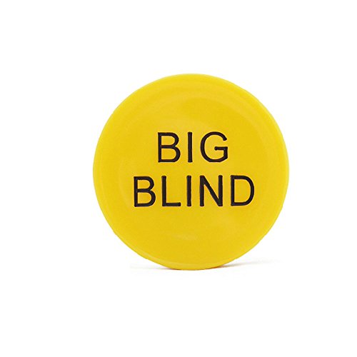 SmartDealsPro 4pcs Small Blind, Big Blind, Dealer and All in Poker Buttons