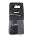 Battery Door Back Cover Glass Housing Case Battery Cover Adhesive for Samsung Galaxy S8 Plus G955 Two Logo (Black)