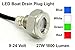 Tidal Wake IP68 Underwater 1/2in Standard Boat Drain Plug LED Light, Brilliant Underwater Lighting in Minutes! No Holes to Drill!