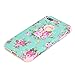 iPhone 7 Plus Case, iPhone 8 Plus Case, Ranyi [2 Piece Floral Flower] [360 Full Body Protection] [Shock Absorbing] Rugged Protective Case for iPhone 7 Plus/iPhone 8 Plus (5.5 inch), Rose Gold