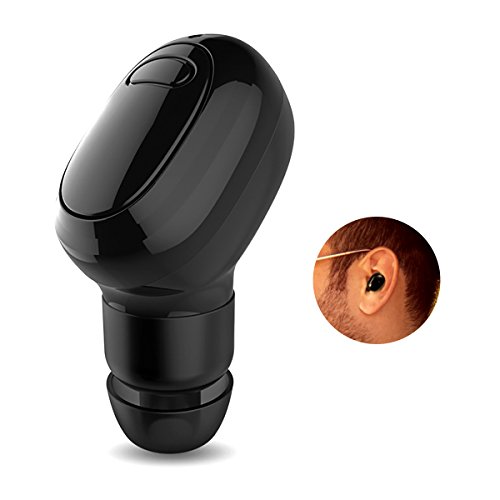 Bluetooth headphone Wireless headphone Mini Earbud V4.1 Wireless Bluetooth Headset Invisible Headphone Earphone with Mic Hands-Free Calls for iPhone and Android Devices