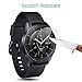 LK [3 Pack] Screen Protector for Samsung Galaxy Watch 42mm / Gear S2 / Gear Sport SmartWatch Tempered Glass [Anti-Fingerprint] HD Clear 9H Hardness