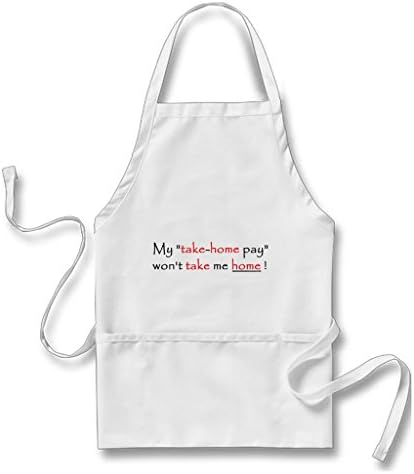 Apron Currency White One size