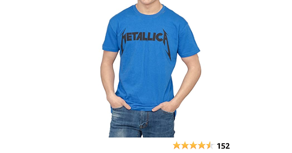 Metallica Logo Blue T-Shirt (Adult XXX 