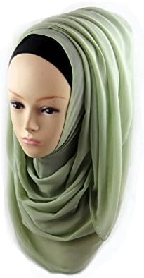 Boomerre Chiffon Muslim Long Scarf Hijab #1