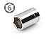 TEKTON 1/4 Inch Drive x 12 mm 6-Point Socket | 14117