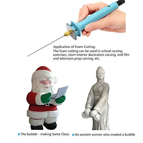 Foam Cutter, 2 Pack Foam Electric Cutting Machine Pen 100-240V/15W Craft Hot Knife 10CM Styrofoam Cutting Pen for All Kinds of Foaming Materials