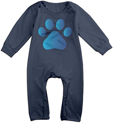 Hotboy19 Babys Paw Rescue Dogs Girls/Boys Romper Jumpsuit Long Sleeve Navy Size 24 Months