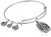 Alex and Ani Seven Swords III Expandable Rafaelian Silver Bangle Bracelet