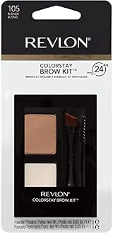 Revlon Colorstay Brow Kit Blonde Longwearing Powder Define Blend Set view 2
