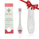 Healthy Care Derma Roller Kit for Face and Body 0.3mm, 540 Titanium Micro Needles - Microdermabrasion Exfoliating Roller