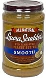 Laura Scudder's Old Fashioned Natural Smooth Peanut Butter, 26-Ounce Glass Jars (Pack of 3)