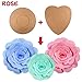 Jetec 2 Sets Rose and Peony Paper Flower Template Kit, Instruction Included, DIY Your Own Wall Backdrop Decoration Photo Booth Paper Flower Decoration, Make All Size Rose Peony Flower, Totally 23 Pcs