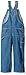 Dickies Little Boys' Denim Bib Overall - Preschool, Stone Washed Indigo Blue, Large/7