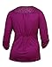 NY Collection Women's Long Sleeve Roll Tab Blouse