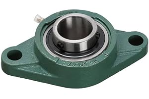 AJANTA INDUSTRIAL UCFL206-18 Premium 2 Bolt Flange Bearing 1 1/8" Bore