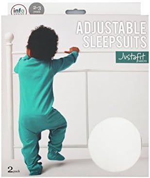 Justafit Adjustable Baby Sleepsuit - Teal - 9-12 Months by Infasense