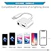 Ambrrhty Headphone Jack Adapter for iPhone X/10 8/8 Plus 7/7 Plus 2 in 1 [Charging and Listening] Earphone Adaptor to 3.5mm Aux Audio Cable Compatible for iOS 10.3 or Later.