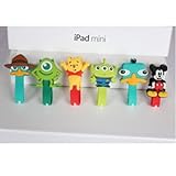 New Cute Monsters University Disney Cartoon Hello Kitty Cable Tie Cord Organizer Headset Headphone Earphone Wrap Winder/ Fixer Holder/cord Manager/cable Winder (6 PCS cable Winder Mickey& Duck&Alien&Bear&Duck2&Green guy)