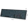 Bluetooth-Backlit-Keyboard-Jelly-Comb-Wireless-Backlight-Rechargeable-Keyboard-Qwerty-UK-Layout-for-ComputerLaptop-with-Windows-System-Space-Gray Bluetooth Backlit Keyboard, Jelly Comb Wireless Backlight Rechargeable Keyboard Qwerty UK Layout for Computer/Laptop…