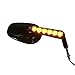 XFMT Muscle Rear View Mirrors LED Turn Signals Compatible with Harley V-Rod VRSCF 2009-2017 2016