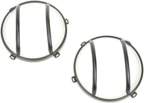 Headlight Guard for 2007 - 2016 Jeep Wrangler JK Unlimited Black