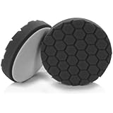 Chemical Guys BUFX_106_HEX5 Hex-Logic Finishing Pad, Black (5.5 Inch)