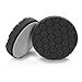 Chemical Guys BUFX_106_HEX5 Hex-Logic Finishing Pad, Black (5.5 Inch) primary