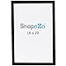SnapeZo Photo Frame 16x20, Black, 1.25 Inch Aluminum Profile, Front-Loading Snap Frame, Wall Mounting, Professional Series