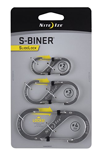 Nite Ize LSBC-11-R6 Locking S-Biner (3 Pack)