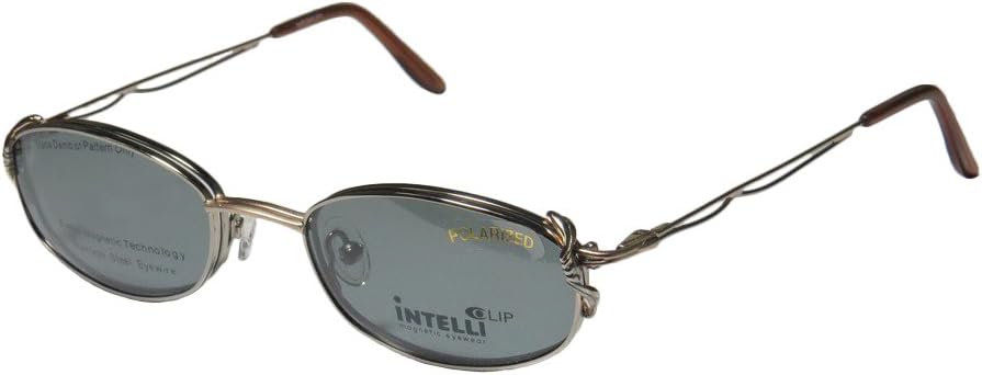 Elite Eyewear Intelli Clip 720 Womens/Ladies Designer Full-rim Sunglass Lens Clip-Ons Spring Hinges Eyeglasses/Eye Glasses