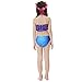 GALLDEALS Mermaid for Swimming Girls Swimsuit Princess Bikini Set Bathing Suit Swimmable Costume (No Monofin)