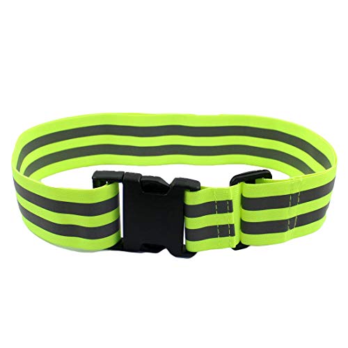 YUNYILAN Reflective Elastic Belt or Sash, Military Heritage Style Glow Belt, Running Walking Motorcycling and Outdoor Sports Safety Glow Belt，Adjustable - Thumbnail 7