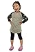 Hat and Beyond Kids Raglan 3/4 Sleeves Baseball T Shirts Baby (L (8-9 Yrs 9T), 5ks01_Olive/Camouflage)
