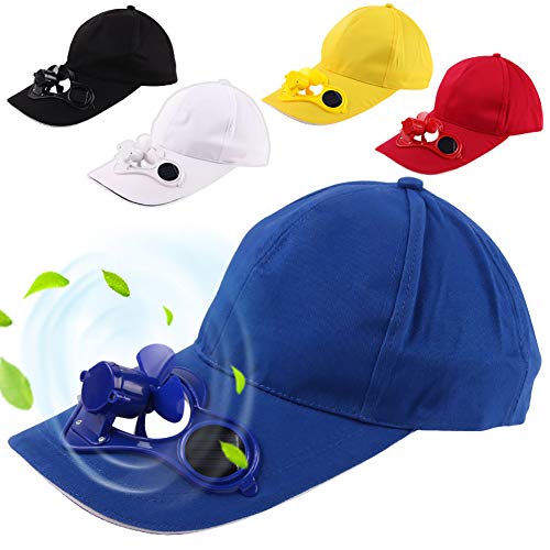 Solar Power Fan Cap Maserfaliw Unisex Outdoor Fishing Baseball Cap with Solar Power Cool Fan Casual Beach Hat - Black, Home Life, Office, Holiday Gifts. - Thumbnail 5
